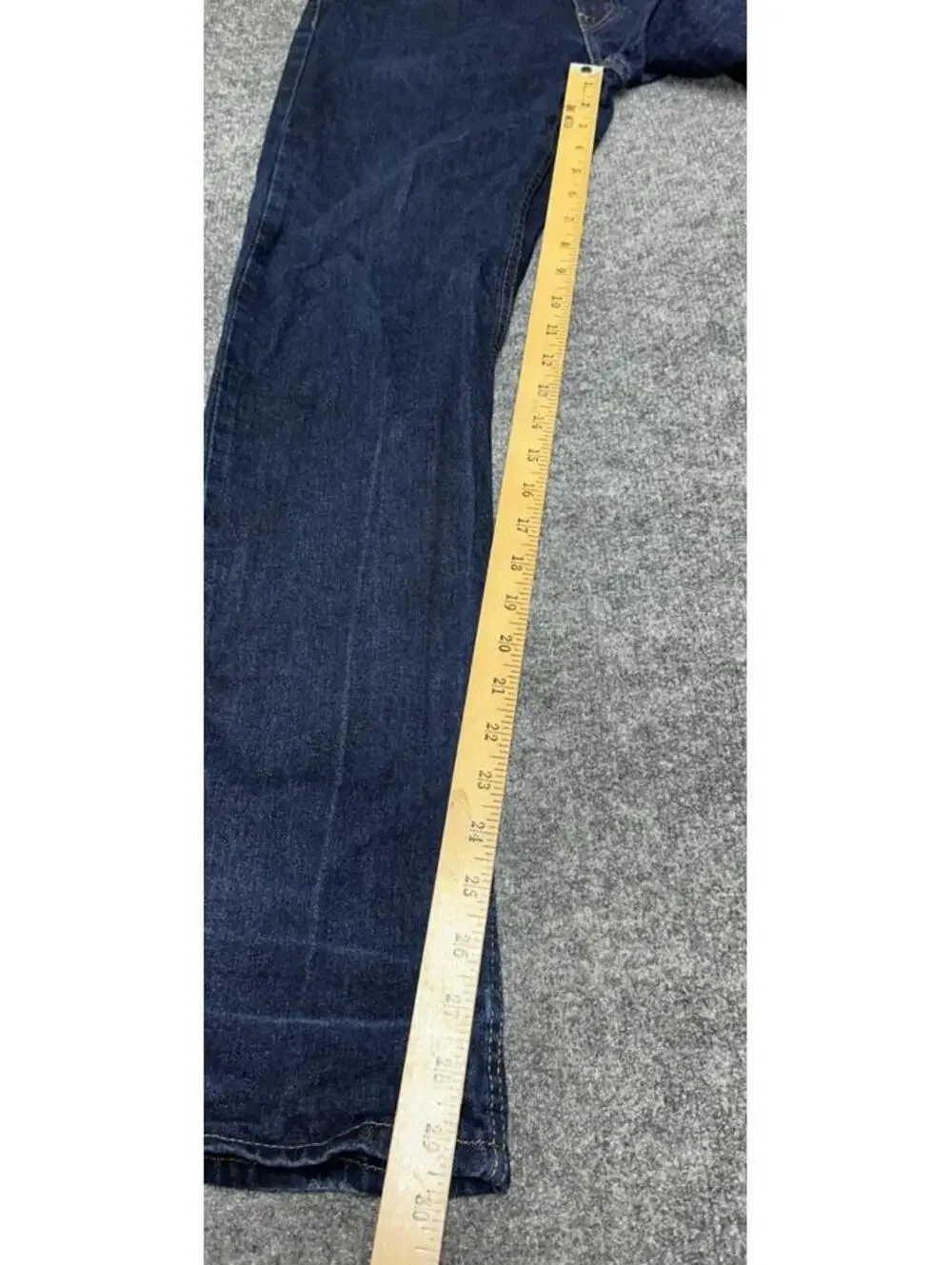 Levis 514 Jeans Mens 32 X 32 Blue Dark Wash Straight Leg 100% Cotton Denim